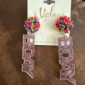 Multicolor Beaded Earrings